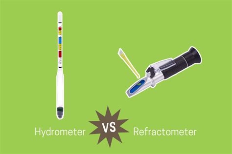 hydrometer or refractometer brew|refractometer vs hydrometer for beer.